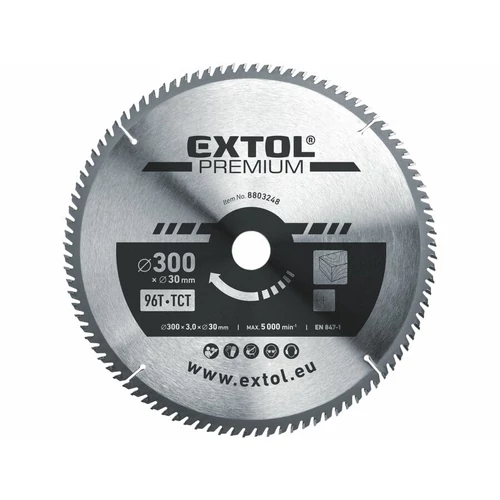 Extol Prémium körfűrészlap, keményfémlapkás, 300×30mm, T96 (8803248)