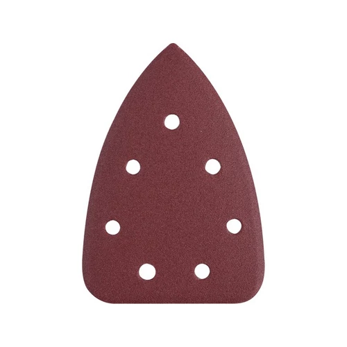 Delta csiszolópapír, lyukas klt. 10db, 100×140 mm; 7 db lyukkal, P40
