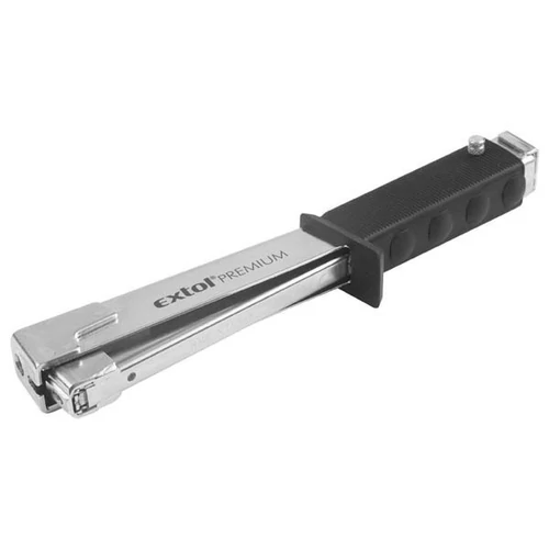 Extol Prémium tűzőkalapács, krómozott (profi) 10,6mm; 6-10mm (10,6mm), felhasználás: tűzőgépkapocs, uszeg, szeg fejjel, fej nélkül