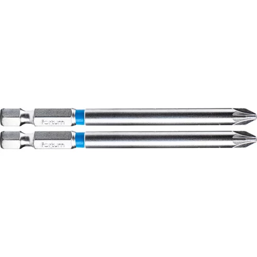 Fortum behajtóhegy (bit) PZ, 2 db, S2 acél, PZ2×90 mm (4741321)
