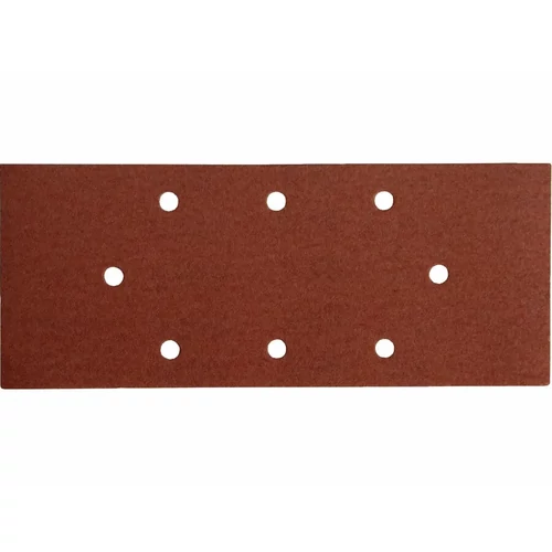 Extol Prémium csiszolópapír, lyukas klt. 10db, 93×230 mm, 8 db lyukkal, P100, 407114, 407115-höz