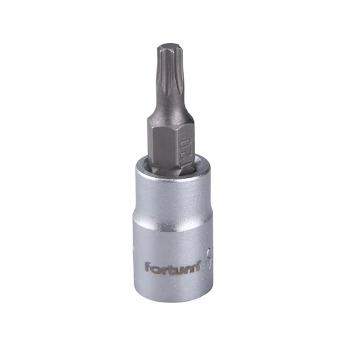 Fortum bitdugófej, torx, 1/4", 61CrV5/S2, mattkróm; T20