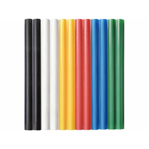 Extol ragasztóstift klt., többszínű; 12db, 100×7,2 mm, bliszteren
