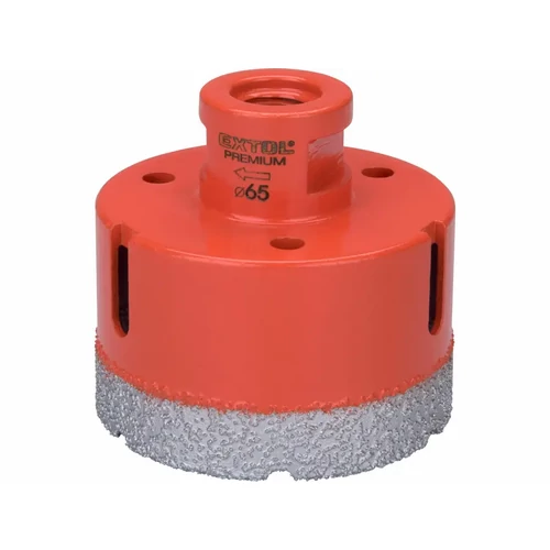 Extol Prémium körkivágó csempére, gyémánt vágóél; 65mm × M14, sarokcsiszolóba fogható