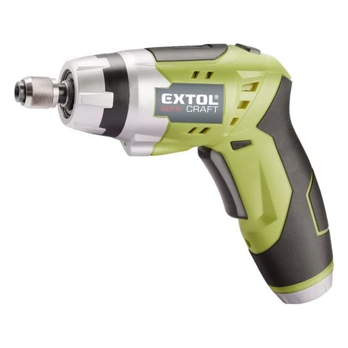 Extol Craft akkus csavarbehajtó, Li-ion; 3,6V, 1300 mAh, ford.: 200 1/min, befogás: 1/4