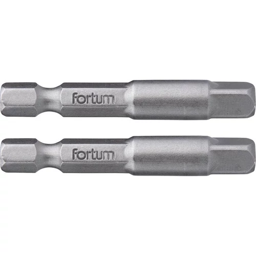 Fortum adapter klt. 2 db, dugókulcsok gépi befogásához; S2 acél, 1/4", 50 mm, bliszteren