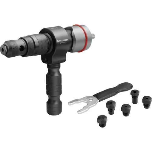 Fortum adapter klt. fúrógéphez, popszegecsekhez, 2,4-3,2-4,0-4,8-6,0-6,4mm (4770663)