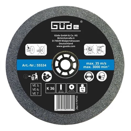55534 Güde csiszolókorong 40350 és 55119-hez, K36