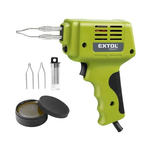 Extol forrasztópisztoly kofferben, 230V~50 Hz, 175W