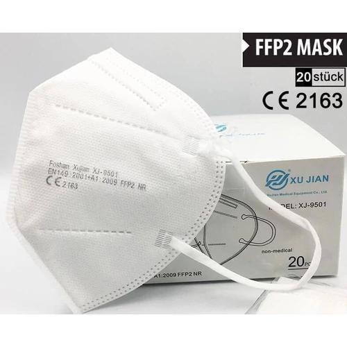FFP2 NR szelep nélküli maszk EU Certifikáció