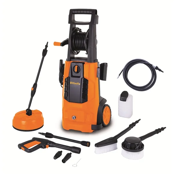 Riwall PRO REPW 180 SET - elektromos magasnyomású mosó 180 bar, tartozékokkal