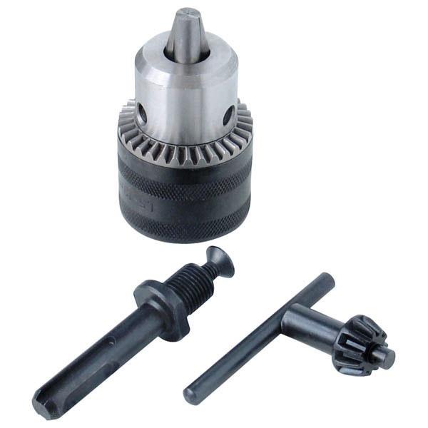 Tokmány; fogaskoszorus, 1,5-13mm, SDS >> normál adapter, tokmánykulcs