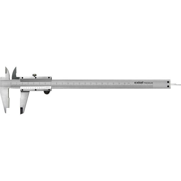 Extol Prémium tolómérő INOX mélységmérővel 200 mm (3422)