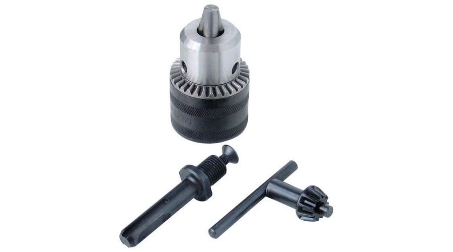 Tokmány; fogaskoszorus, 1,5-13mm, SDS >> normál adapter, tokmánykulcs