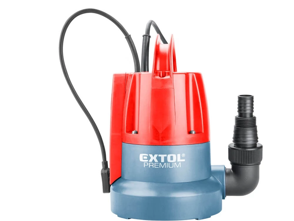 Extol Prémium búvárszivattyú tiszta vízhez, úszókapcsolóval, 400 W,  8m3/h, max. 7 m (8895014)