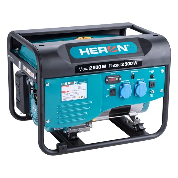 Heron benzinmotoros áramfejlesztő, max 2600 VA, egyfázisú (8896416)