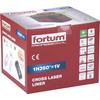 Fortum automatikus lézeres vízszintező, ZÖLD, 1D1V (1×360°+1V)