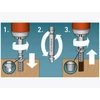 Kép 3/3 - Extol Prémium törtcsavar kiszedő klt. 4db (2,7-3,5-4,0-6,0 mm)×51mm, HSS