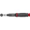 Fortum nyomatékkulcs, 1/4&quot;, 5-25 Nm, ablakos, 72 fog; pontosság: +/- 4% 