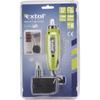 Extol Craft mini köszörű és fúrógép + tartozékok, 12V; 12.000 ford/perc (404120)