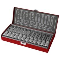 FORTUM bitdugófej klt. imbusz, 1/2&quot;, 1/4&quot;, 18db, 61CrV5; (4700008)