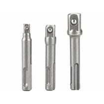 Extol Prémium dugókulcs adapter készlet 3db-os; 1/4&quot; - 3/8&quot; - 1/2&quot;, befogás: SDS Plus