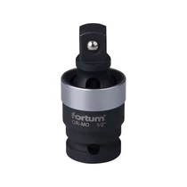 Fortum csuklós adapter, impakt 1/2&quot; dugókulcsok gépi befogásához, 1/2&quot; gépi befogás, CrMo