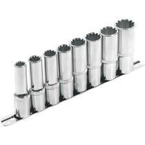 Extol Prémium hosszított Multi Lock dugófej klt. ; 1/2&quot;, 8 db 