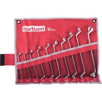 Fortum csillagkulcs klt. 10 db, 6-27 mm, 61CrV5 mattkróm