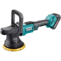 Extol Industrial akkus excenteres polírozógép, Share20V, 20V, Li-ion, szénkefe nélküli motor, 1db akku, 1db töltő, 2000 mAh, 150 mm