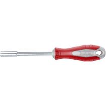 Fortum csavarhúzó markolat, mágneses csavarbehajtóval; CV., 1/4"×100 mm