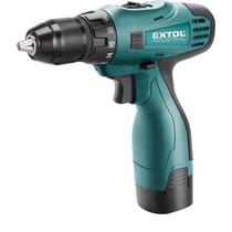 Extol Industrial akkus fúró csavarozó, 14,4V , Li-ion, 2db akku, koffer (8791151)