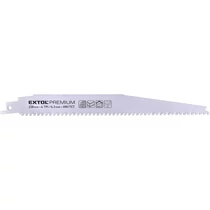 Extol Prémium keményfémlapkás szablyafűrészlap 1db, Bosch befogás, HM/TCT fogak, 228 mm (8806301)