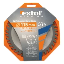 Extol Prémium körfűrészlap, keményfémlapkás, 115×22,2 mm; T24 (8803202)