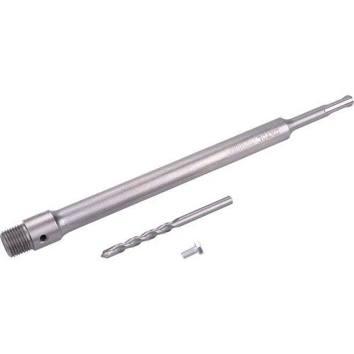 Hosszabbító szár központfúróval, M22×300 mm hosszúság, SDS befogás, Extol Prémium tégla körkivágókhoz