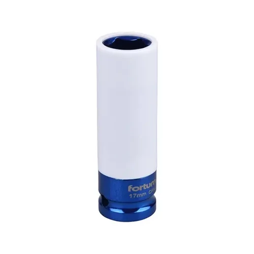 Fortum gépi (impakt) dugófej 1/2&quot;, 17 mm; vékonyfalú, ALU felnihez FORTUM