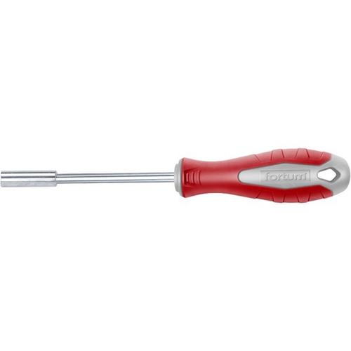 Fortum csavarhúzó markolat, mágneses csavarbehajtóval; CV., 1/4"×100 mm