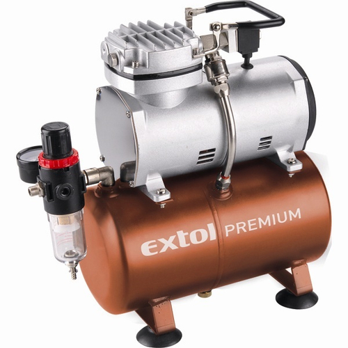 Extol Prémium olajmentes légkompresszor, 230V/150W, 6 bar, 23 l/perc, 3l tank (8895300)