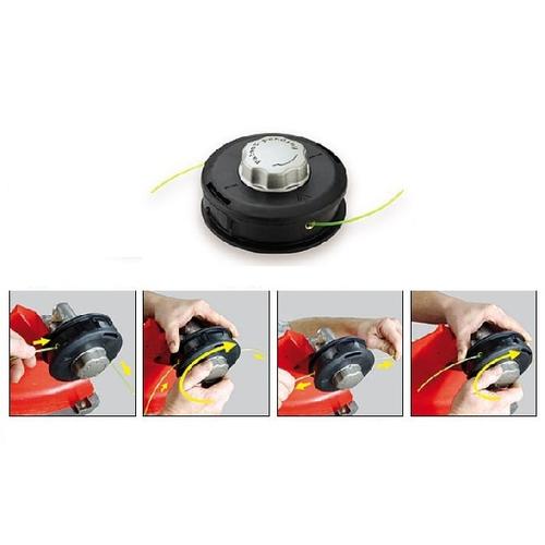 Damilfej Tap&amp;Go könnyű damilbefűzéssel 130 mm, 2 db adapter csavarral (50709104)
