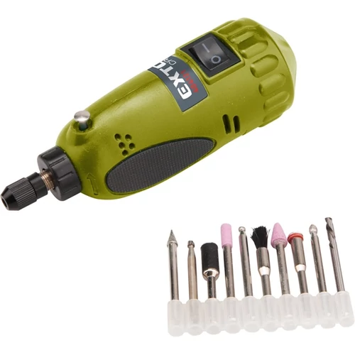 Extol Craft mini köszörű és fúrógép, 15.000 ford/perc, befogás: 3,2mm, max. fejátmérő: 35mm