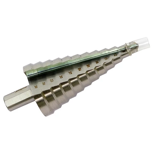 Extol Prémium lépcsős fémfúró HSS, 12 lépcsős (6-39mm, 3mm lépcsők)