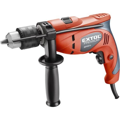 Extol Prémium ütvefúrógép, 550W, 0-3000 ford/perc, kulcsos tokmány 1,5-13 mm, papír dobozban