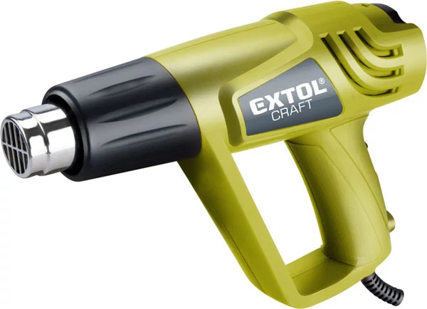 Extol hőlégfúvó, 2000W két fokozatú, 1000W/2000W; 350/550°C, 300/500 L/perc