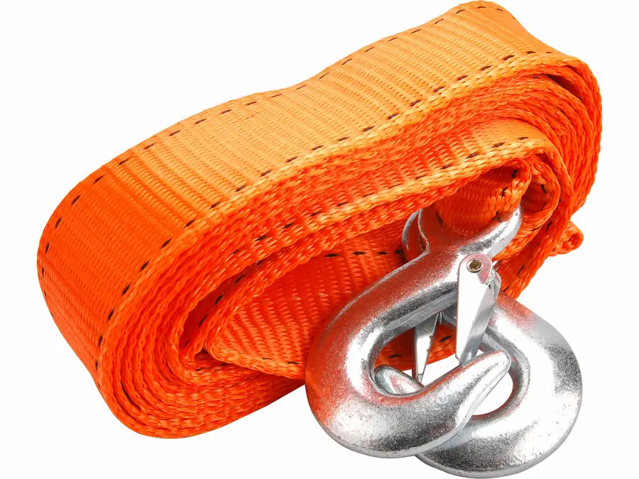 Extol Prémium vontató heveder, max.2800kg; 4m×50mm, 2 db kovácsolt kampóval